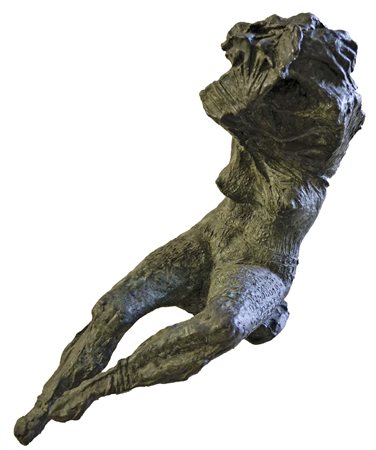 MURER AUGUSTO Falcade 1922 - Padova 1985 Figura 1982 scultura in bronzo h. 45...