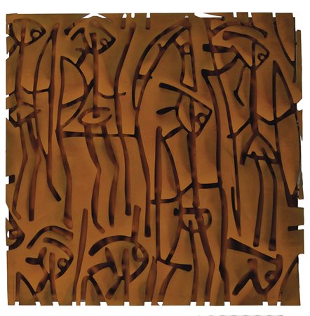 FERMARIELLO SERGIO Napoli 1961 senza titolo 2010 acciaio corten 100x98x8...