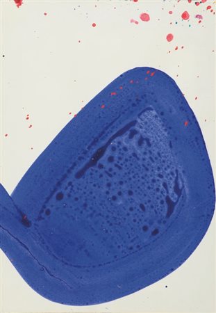 SAM FRANCIS (1923 - 1994) Senza titolo 1965 acquerello su carta intelata cm...