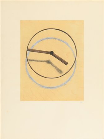 MAN RAY (1890 - 1976) Les heures heureses 1981 litografia originale a colori...