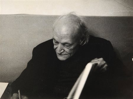 MARIO DONDERO (1928) Ritratto di Ungaretti 1969 stampa ai sali d'argento,...