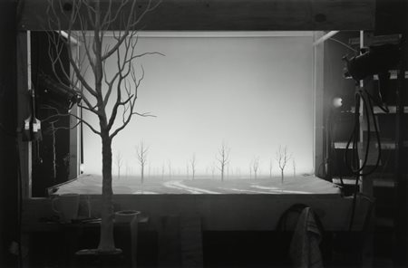 HANS OP DE BEECK (1969) Staging Silence (set photo) 2009 stampa lambda...