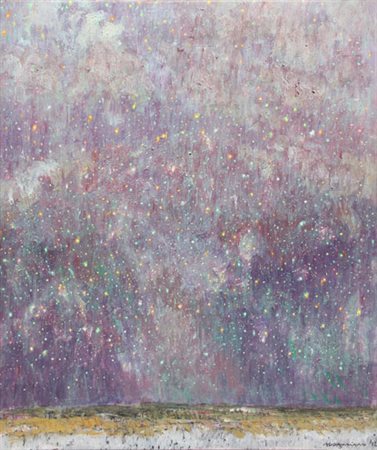 Natale ADDAMIANO Bitetto 1943 Grande cielo stellato, 2012 olio su tela / oil...