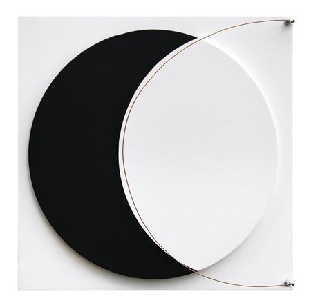 Bruno BANI Cernusco sul Naviglio 1964 Eclipse White and Black, 2014 acrilico...