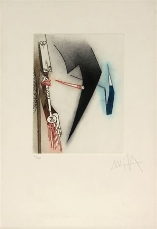 Wifredo LAM Sagua la Grande 1902 - Parigi 1982 Totem acquaforte e acquatinta...