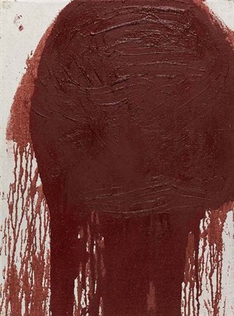 NITSCH HERMANN Vienna 1938 "Schuttbild" 2008 80x60 olio e acrilico su tela...