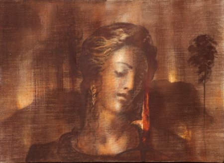 GALLIANI OMAR Montecchio Emilia (RE) 1954 "Cavaliere d'ellissi" 1985 50x70...