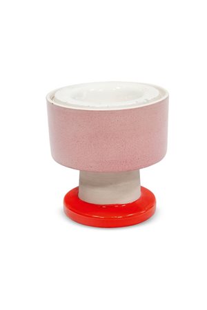 SOTTSASS ETTORE Modello 386 Vaso in ceramica smaltata per la Galleria Il...