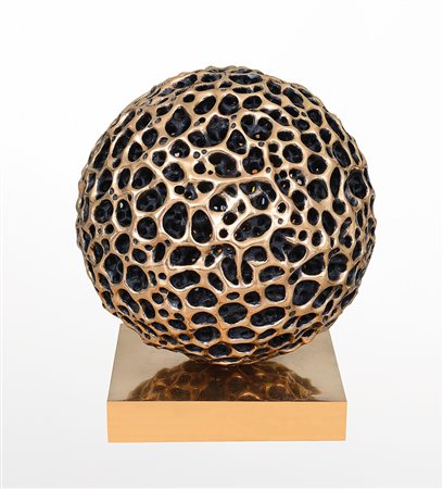 MEGGIATO GIANFRANCO Venezia 1963Sfera alveare, 2008fusione in bronzo a cera...