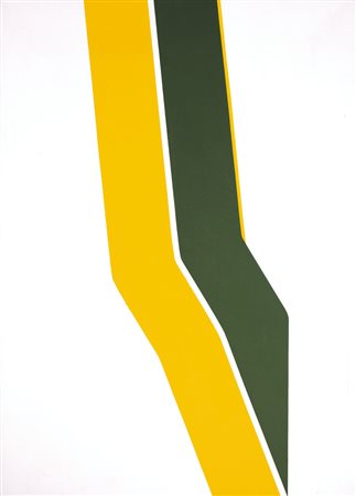 VERNA CLAUDIO Guardiagrele (Ch) 24/09/1937Verde + giallo, 1967olio su tela...