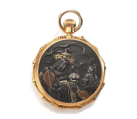 OROLOGIO DA TASCA MAISON LE COINTE, H. CHAISEL, PARIS, FINE SEC. XIX, IN ORO...