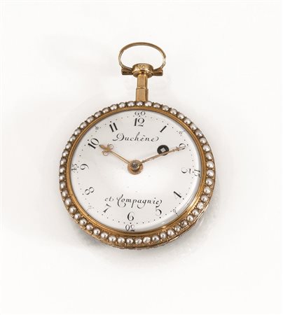 OROLOGIO DA TASCA DUCHENE ET COMPAGNIE, N. 25238, FRANCIA, 1775 CIRCA, IN ORO...