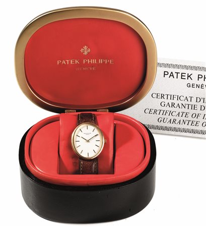 OROLOGIO DA POLSO PATEK PHILIPPE, REF. 3598, MOV. N. 1'272' 685, 1976 circa,...