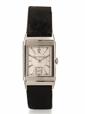 OROLOGIO DA POLSO Jaeger le coultre reverso, in acciaiocassa rettangolare...