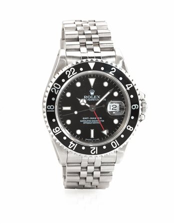 OROLOGIO DA POLSO ROLEX OYSTER PERPETUAL DATE GMT-MASTER REF. 16700, SERIALE...