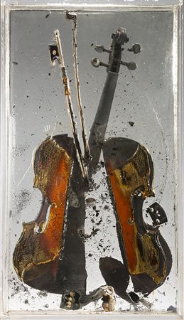 Arman (Nizza 1928 - New York 2005) - "Colère de Paganini" 2004 inclusione di...