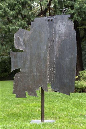 Roberto Crippa (Monza 1921 - Bresso 1972) - "Totem" anni '50 scultura in...