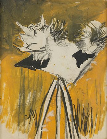 Graham Sutherland (Londra 1903 - 1980) - "Artichokes" 1951 tecnica mista su...