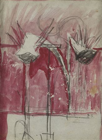 Graham Sutherland (Londra 1903 - 1980) - "Study for Palm and House" 1947...