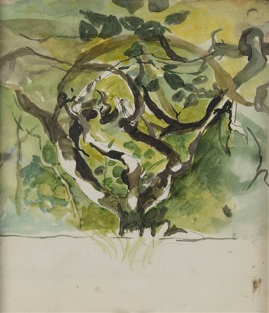 Graham Sutherland (Londra 1903 - 1980) - "Senza titolo" 1975 ca tecnica mista...