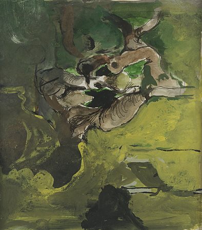 Graham Sutherland (Londra 1903 - 1980) - "Picton Fragment (Study)" 1974...