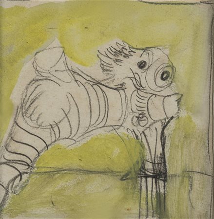 Graham Sutherland (Londra 1903 - 1980) - "Study for Origins of the Land" 1951...