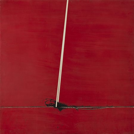 Emilio Scanavino (Genova 1922 - Milano 1986) - "Pittura n.4" 1971 olio su...