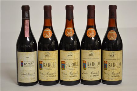 Barolo Bartolo Mascarello 1988 - 1 bt 1979 - 3 bt 1978 - 1 bt 5 bt MB...