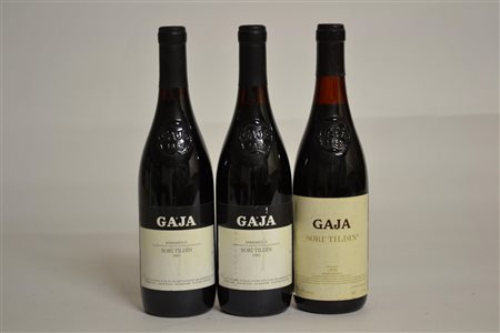 Barbaresco Sor&igrave; Tild&igrave; Gaja 1985 - 2 bt 1978 - 1 bt 3 bt E...