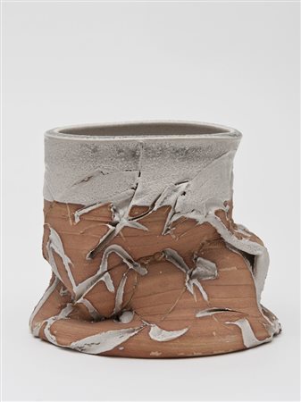 Carlo Zauli (1926 - 2002) - Vaso in grès ceramico della serie “Sconvolti”,...