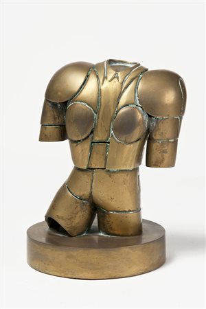 Miguel Berrocal (1933 - 2006) - "Torero", scultura in ottone marchiato...