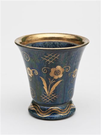 Galileo Chini (Firenze 1873 - 1956) - Vaso in ceramica, smaltato a lustri...