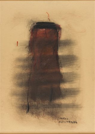 PIERO PIZZI CANNELLA Rocca di Papa 1955 Rosso dell’ombra, 1987 Tecnica mista...