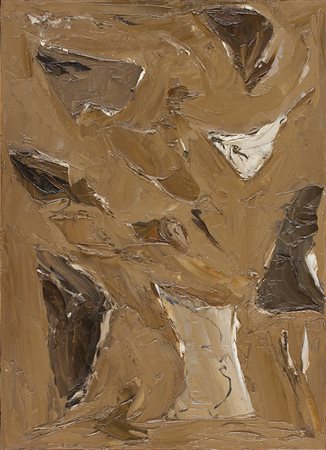 PIERO SADUN Siena 1919 – 1974 Astratto n. 70, 1963 Olio su tela, cm 91 x 65...