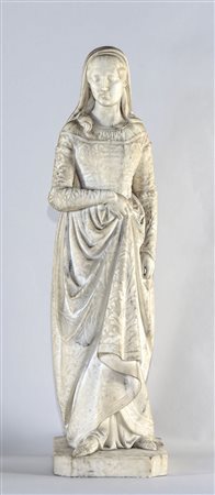 GIOVANNI DUPRÈ (1817-1882) Beatrice 1843 scultura in marmo, firmata h cm 66...