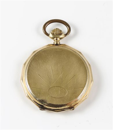 OROLOGIO DA TASCA IN ORO GIALLO G. Perret, inizio del XX secolo POCKET GOLD...