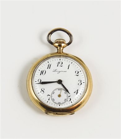 OROLOGIO DA TASCA IN ORO GIALLO Longines gr 21,40 GOLD POCKET WATCH