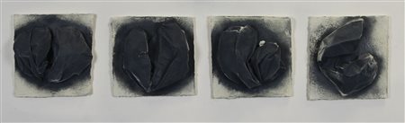 Frigerio Nicoletta Avvolti. Sequenza x 4, 2008 carborundum su carta a mano...