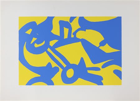 ACCARDI CARLA (n. 1924) Senza titolo. Serigrafia. Cm 105,00 x 75,00. 74/99....