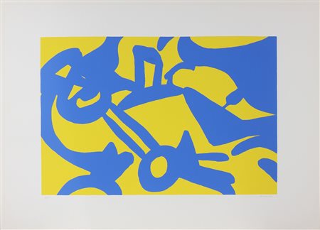 ACCARDI CARLA (n. 1924) Senza titolo. Serigrafia. Cm 105,00 x 75,00. 78/99....