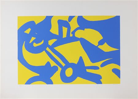 ACCARDI CARLA (n. 1924) Senza titolo. Serigrafia. Cm 105,00 x 75,00. 83/99....