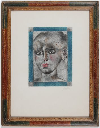 GENTILINI ALDO (1911 - 1982) Senza titolo. Acquaforte. Cm 47,00 x 63,00....