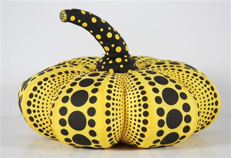 KUSAMA YAYOI (n. 1929) Pumpkins. Tessuto. Cm 12,00 x 26,00 x 12,00. Dots...