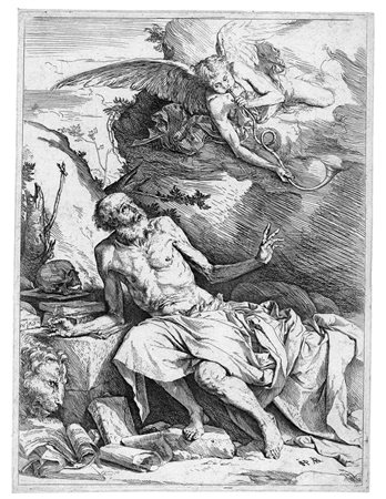 De Ribera, Jusepe(Játiva 1591 &ndash; Napoli 1630)SAN GEROLAMO ODE LE TROMBE...