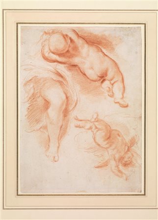 Canuti, Domenico Maria (Bologna 1625 &ndash; 1684)STUDIO DI GAMBA...