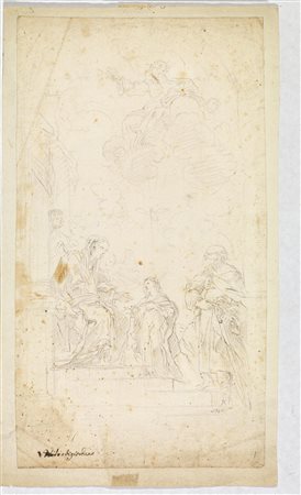 [da] Giordano, Luca(Napoli 1634 - 1705)SANT&rsquo;ANNA, LA VERGINE E SAN...