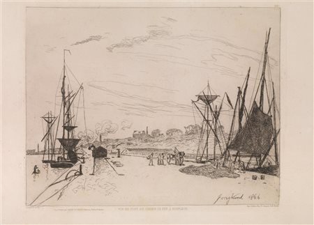 Jongkind, Johann Barthold(Lattrop 1819 &ndash; Côte St. André 1891)VUE DU...