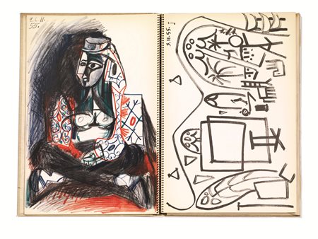 (Illustrati 900) PICASSO, Pablo (1881-1973). Carnet de la Californie. Paris,...