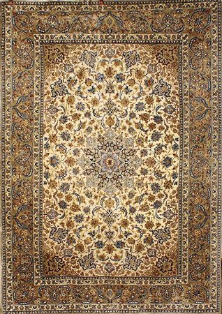 Tappeto Isfahan misto seta, cm. 230x160.