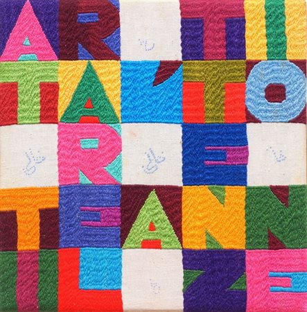 BOETTI ALIGHIERO Torino 1940 - 1994 Roma "Attirare l'attenzione" 1988 circa...